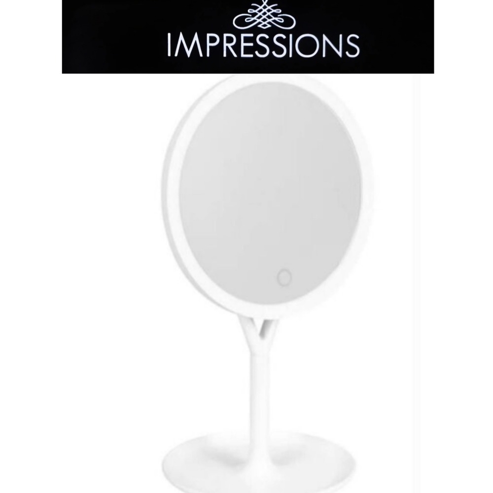 Impressions Clarity LED Makeup Mirror- White